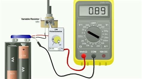 How To Make Potential Divider Circuit Youtube