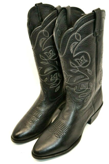 Ariat 10001037 Deertan Western R Toe Rubber Sole Cowboy Riding Boots