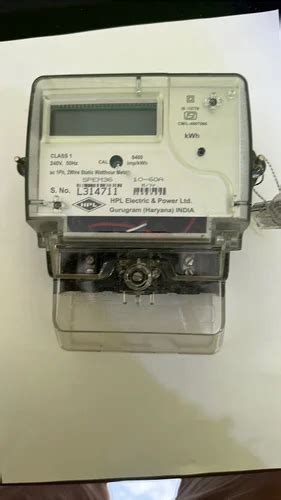 Single Hpl Digital Energy Meter Model Name Number Spem