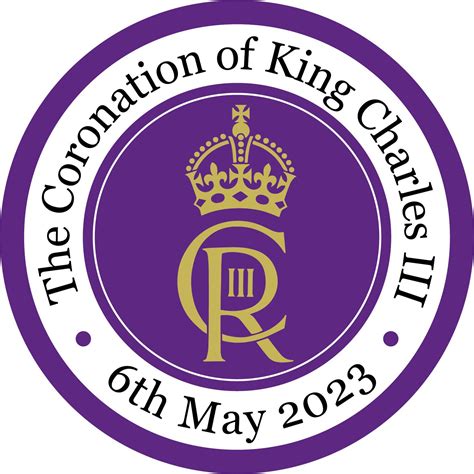 Kings Coronation Badge Purple And Gold