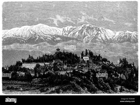 Cordillera Of Santiago Anonym 1897 Stock Photo Alamy