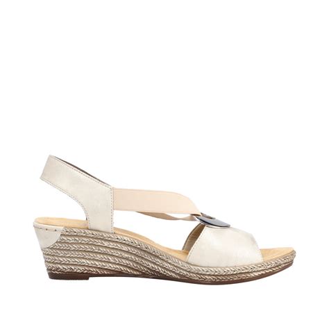 Rieker Sandal I Beige Til Dame 624h6 60