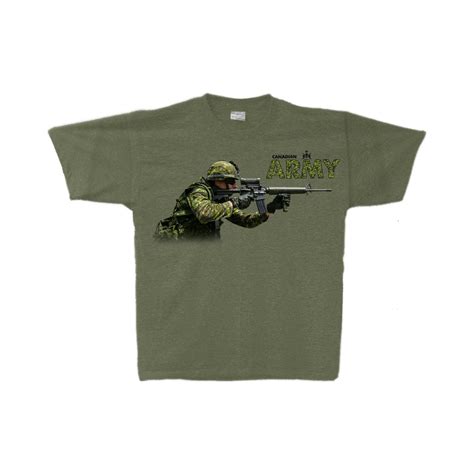 T-shirt soldier Print Heater Green – Canadian War Museum Boutique