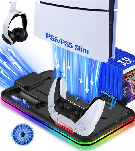 Ps Slim Stand Cooling Station For Playsation Slim Console Disc