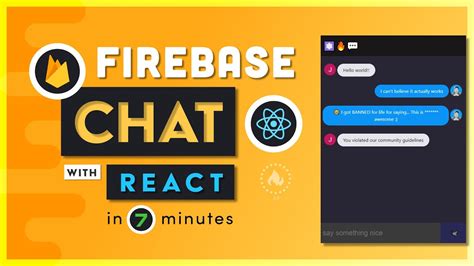 I Built A Chat App In Minutes With React Firebase Youtube