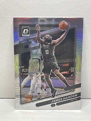 2021 22 Donruss Optic Silver Prizm James Harden Brooklyn Nets 106 EBay