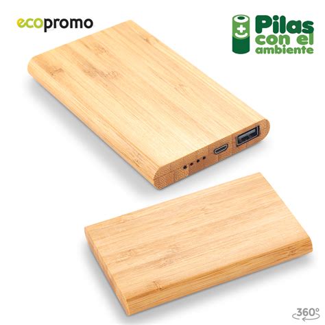 Pila Recargable En Bamboo Nipax 5000mAh TE 363 Proinco Souvenirs