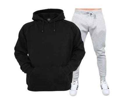 Conjunto De Moletom Abrigo Blusa De Frio Cal A De Moletom Masculino E