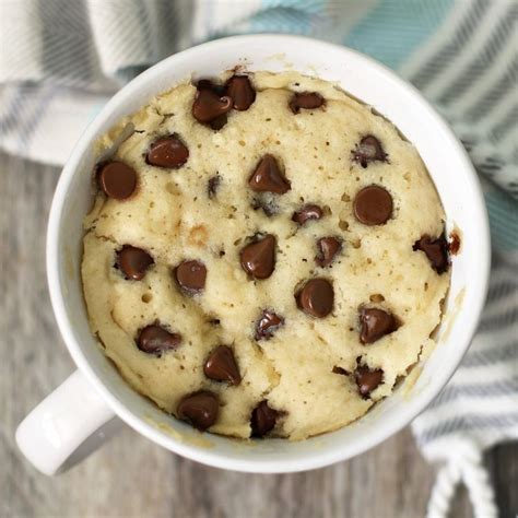 Best Ever Vanilla Mug Cake With Chocolate Chips Recipe Chocolate