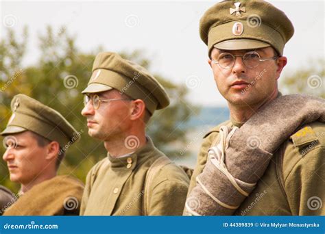 Military Reenactors In Uniforms Of A World War Ii Editorial Stock Image Image Of Military