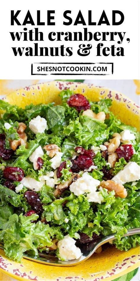 Kale Salad With Cranberry Walnut And Feta Artofit