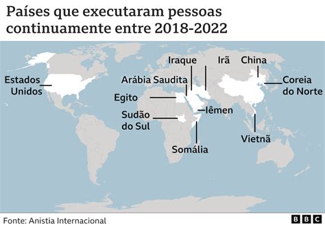 Quantos países ainda aplicam a pena de morte e quantas pessoas são