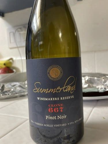 Summerland Theresa Noelle Vineyard Winemaker S Reserve Clone Pinot