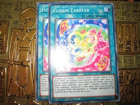 YU GI OH FUSION FARSTAR PLAYSET LOT DE 2 MP20 FR026 NEUF ED 1