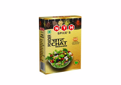 NTH SPICES Chaat Masala Packaging Size 50 G Packaging Type Box At