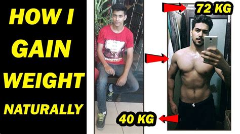 How To Gain Weight Naturally How To Increase Weight Naturally And Fast Youtube