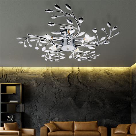 Modern Living Room With Beautiful Ceiling Lighting | Baci Living Room