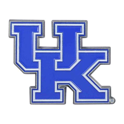 Kentucky Wildcats 3d Colored Metal Emblem Mymancave Store