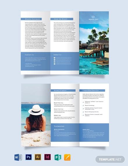 Island Brochure Template