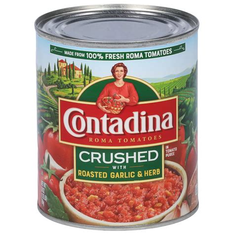 Contadina Crushed Tomatoes With Roasted Garlic Shop Tomatoes At H E B