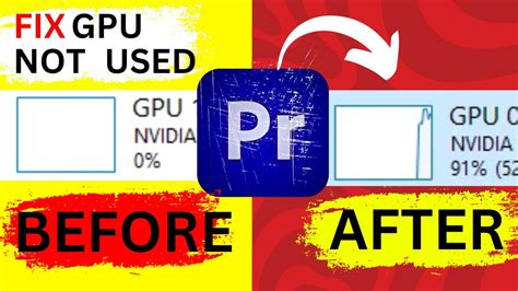 Fix Premiere Pro Not Using Nvidia Gpu Youtube