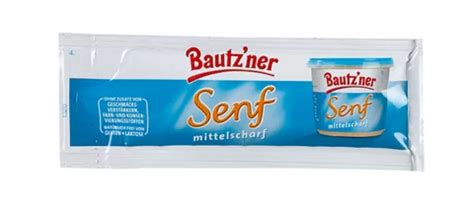 Bautz Ner Senf Mittelscharf 200x10ml Portionsbeutel Kaufen