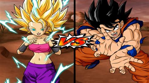 Caulifla Super Saiyan Vs Goku Early End Of Db Dragon Ball Z