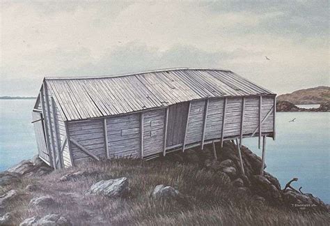 untitled weathered shed  ted stuckless bartlett auctions