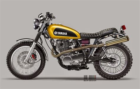 Yamaha Sr Scrambler Project By Luca Bar Autoevolution