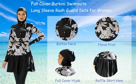 Muslim Swimsuits For Women Modest Islamic Arabic Swimwear