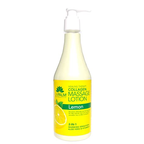 Healing Therapy Massage Lotion Lemon La Palm Products