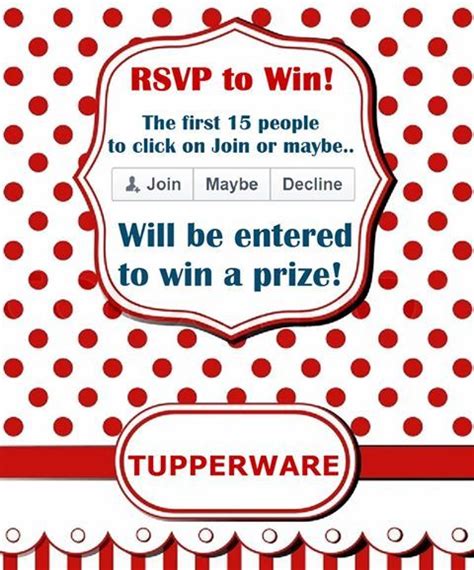 Tupperware Online Fb Party Game Tupperware Consultant Tupperware