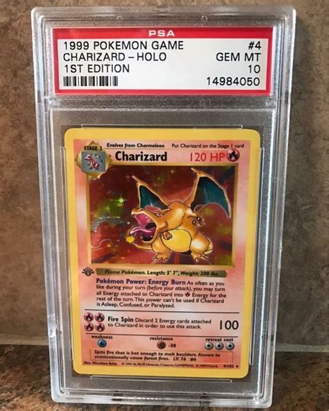 1st Edition PSA 10 Charizard Hobbies Toys Toys Games On Carousell