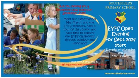 Southfields Primary School New To The Early Years Reception 2024