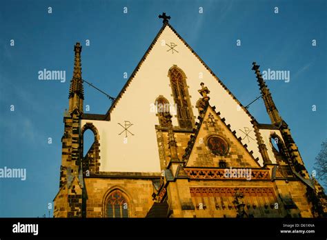 Front Entrance Of Leipzig Germanys Landmark St Thomas Church The