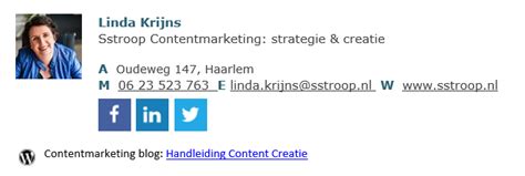 E Mail Handtekening Voorbeeld Sstroop Contentmarketing