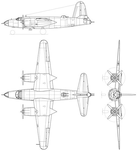 Martin B 26 Marauder Blueprint Download Free Blueprint For 3d Modeling