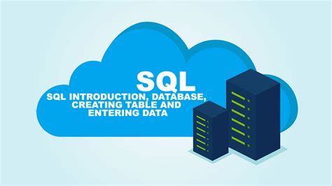 Sql Introduction Database Creating Table And Entering Data Gefsun