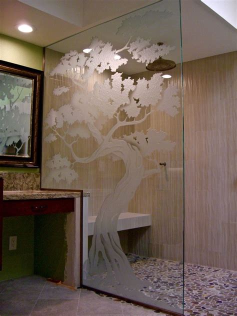 Frosted And Etched Glass Frosted Glass Doors Windows Showers And More Etched Glass Door