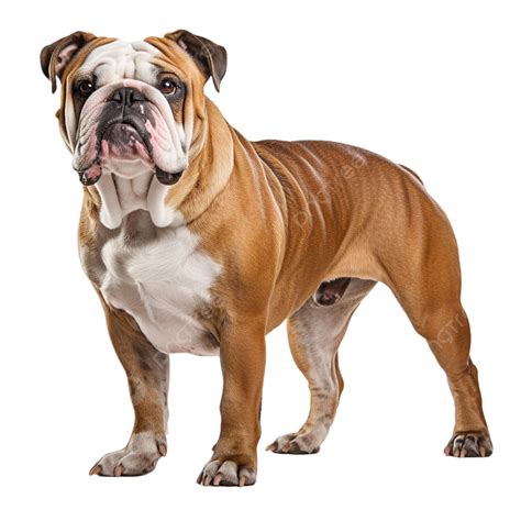 Bulldog Looking Into The Hunters Eyes Full Body Transparent Background