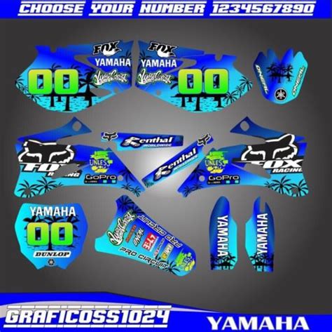 Yamaha Yzf250 450 2006 2007 2008 2009 Yzf450 Yz250f Yz450f Graphics Kit