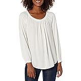 Amazon Amazon Brand Lark Ro Women S Long Sleeve Band Collar