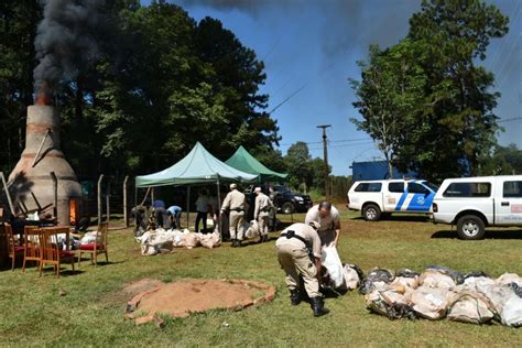 Incineraron más de 3 toneladas y media de marihuana decomisadas en