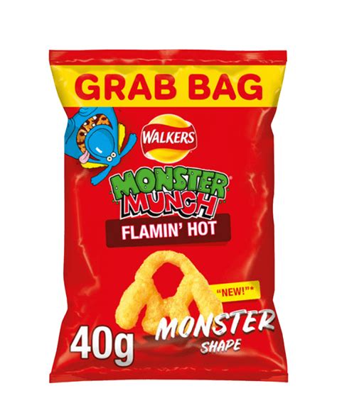 Walkers Monster Munch Roast Beef Crisps 40g Candy And Liquor