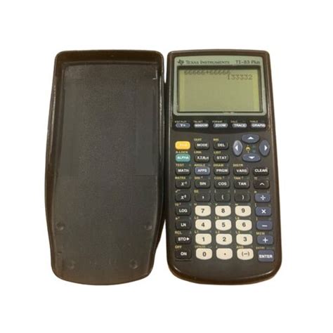 Texas Instruments Ti Plus Graphing Calculator W Cover Tested