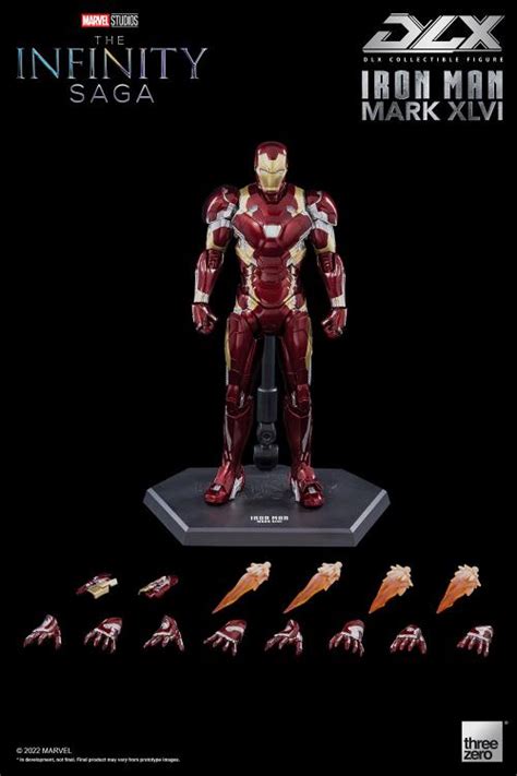 Avengers Infinity Saga Dlx Iron Man Mark 46 112 Scale Action Figure