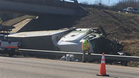 Tractor Trailers Crash On I 81 Driver Injured