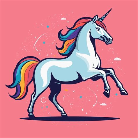 Premium Vector Cute Unicorn Cartoon Illustration Vector Design