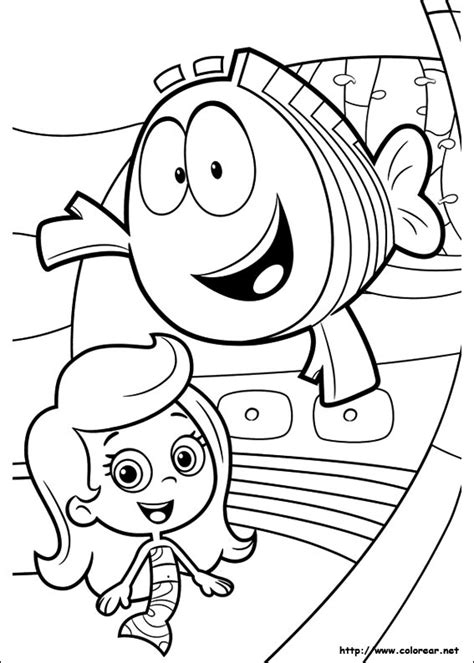 Dibujos Para Colorear De Bubble Guppies