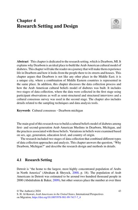 Pdf Research Setting And Design